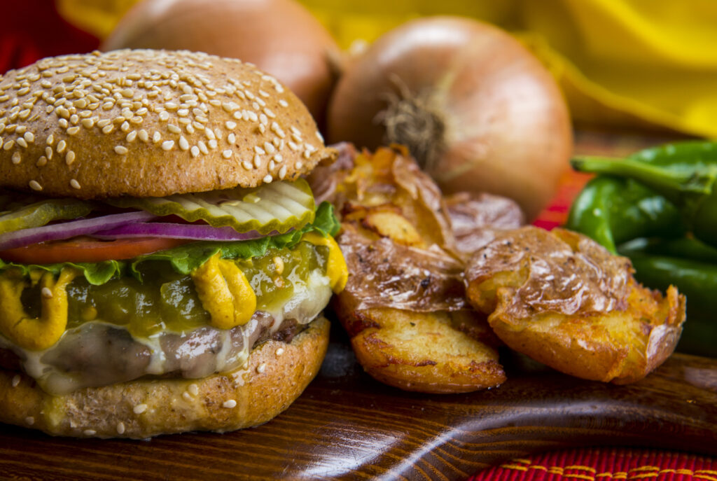 Food made from scratch in a Homestead Fair kitchen